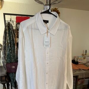 Quince Women's White Blouse